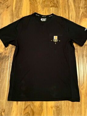 Carhartt Force Relaxed Fit Midweight Pocket T Shirt Size M Medium Black Filipino